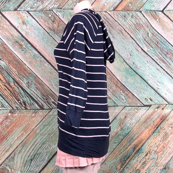 A7 - Splendid Hooded Waffle Knit Henley - Large - Picture 4 of 7